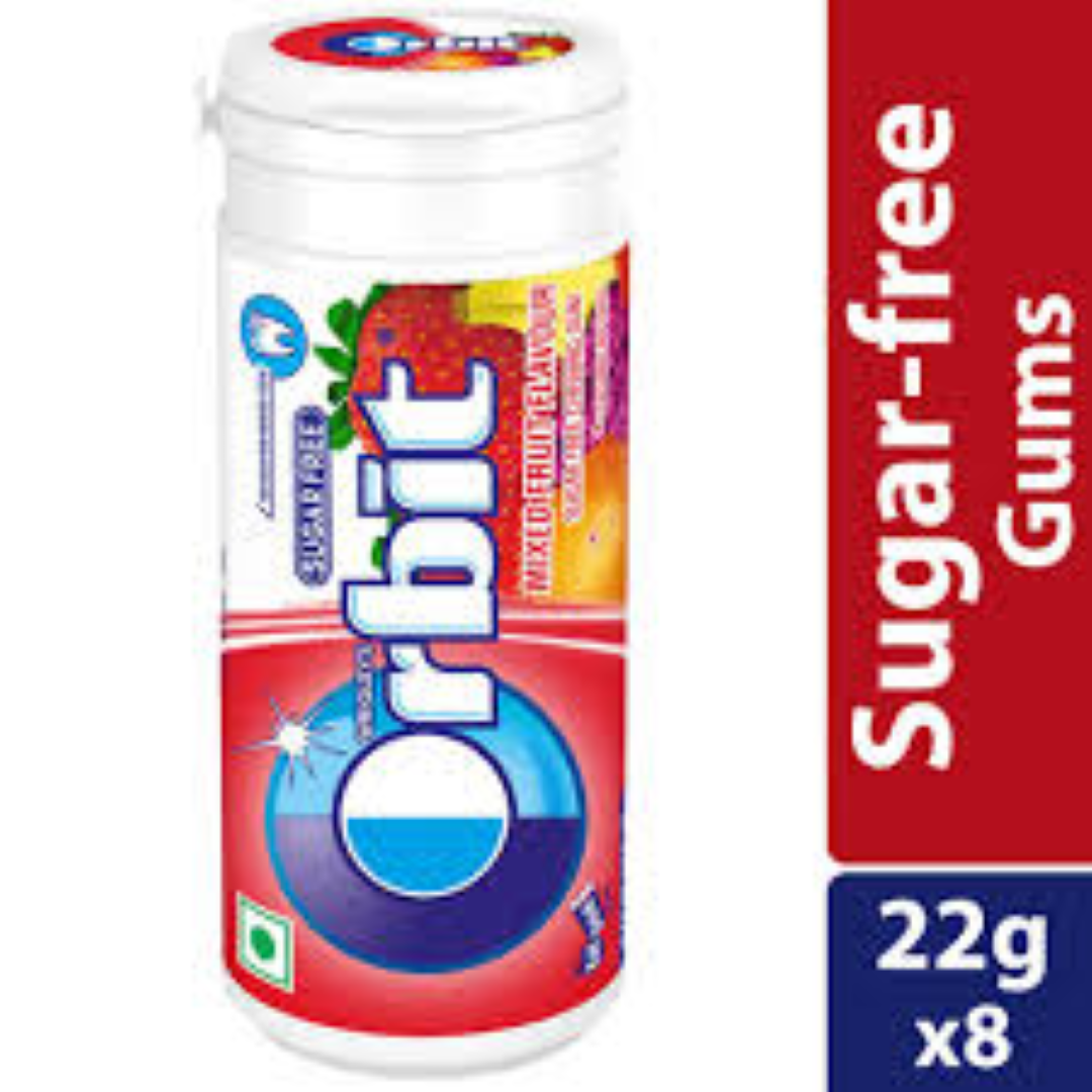ORBIT MIX FRUIT BTL 20P 22G